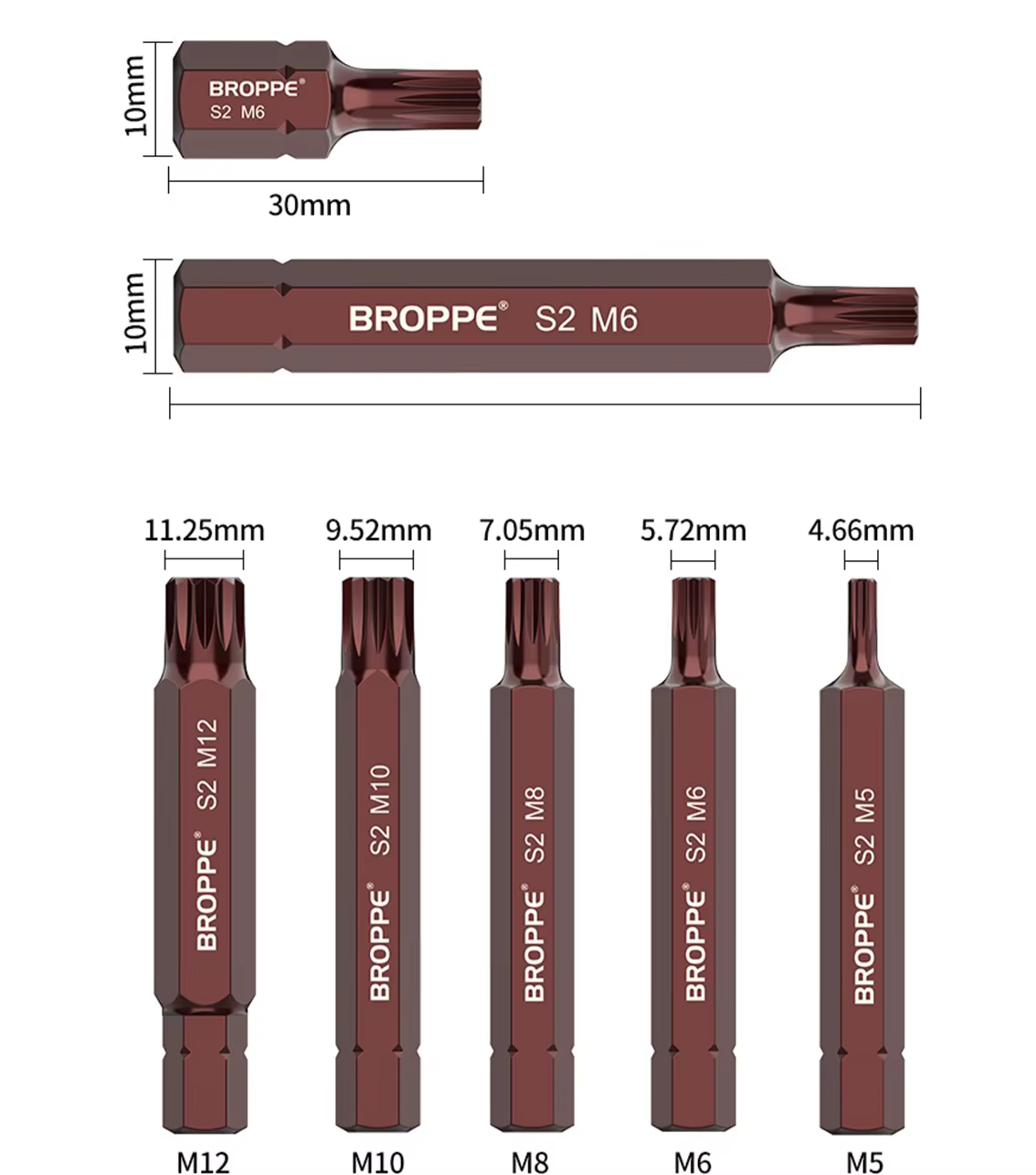 Embout de tournevis Torx magnétique
