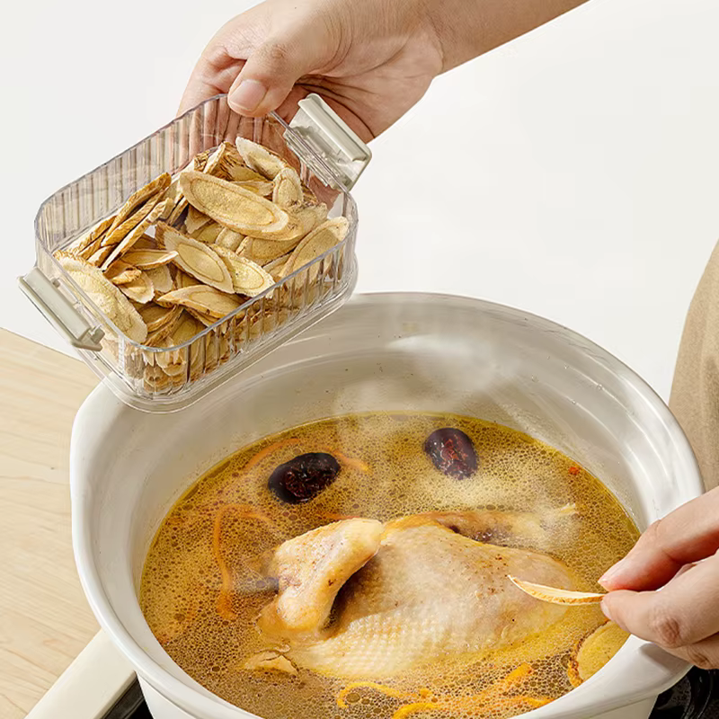 Boîtes de stockage d'épices empilables