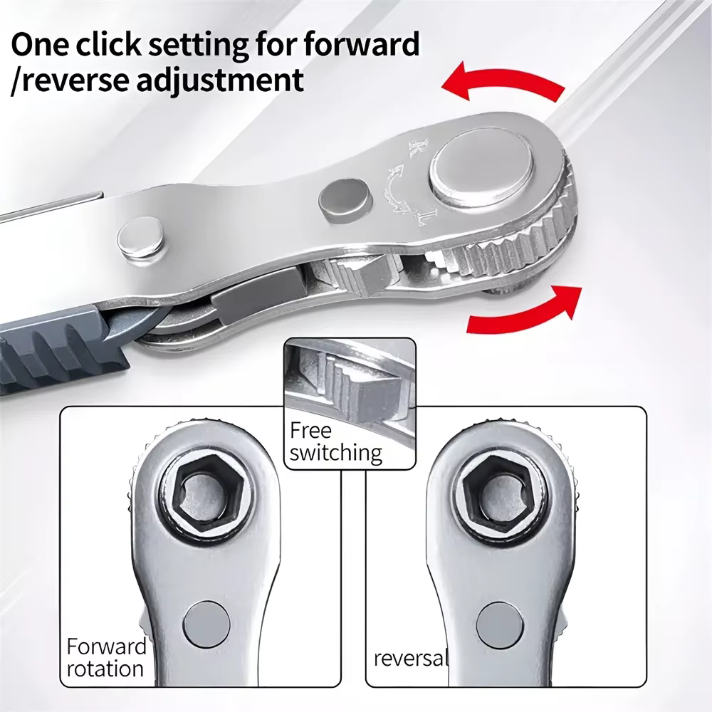 Kit de tournevis à cliquet pliable compact