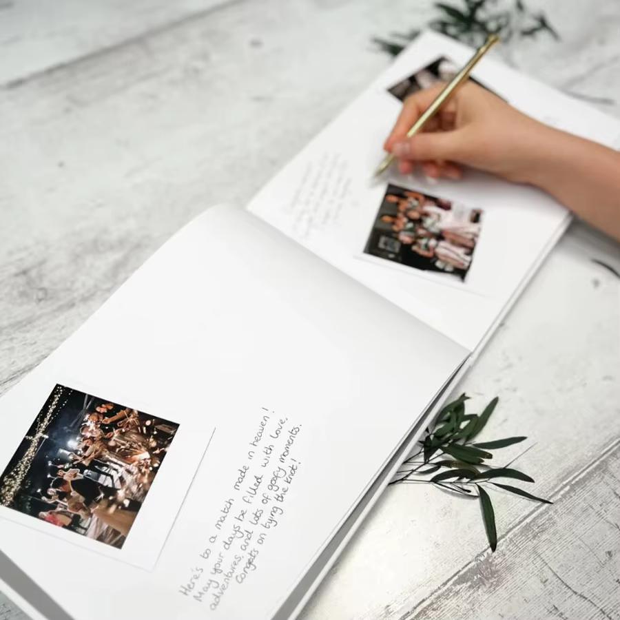 Livre d'or de mariage personnalisé