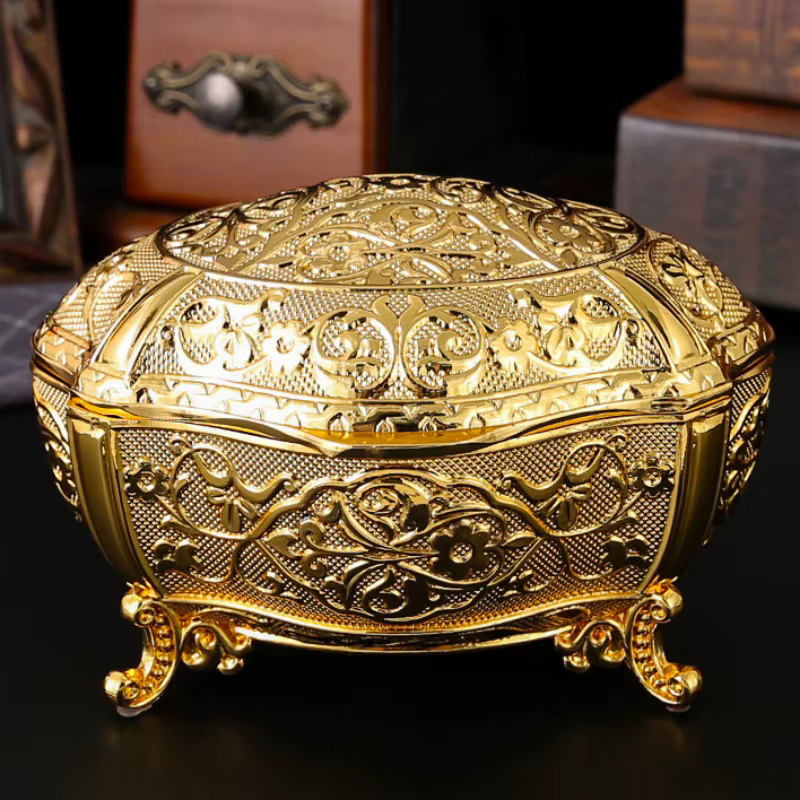 Boîte de rangement de colliers ellipsoïdes