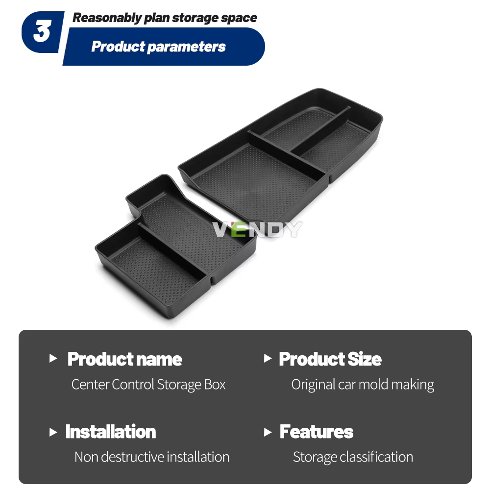 Boîte de rangement de commande centrale pour BMW X1 IX1 U10 U11 2023 – 2024