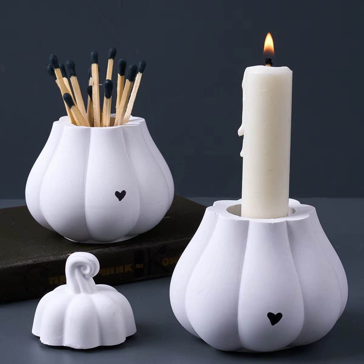 Boîte de rangement de citrouille
