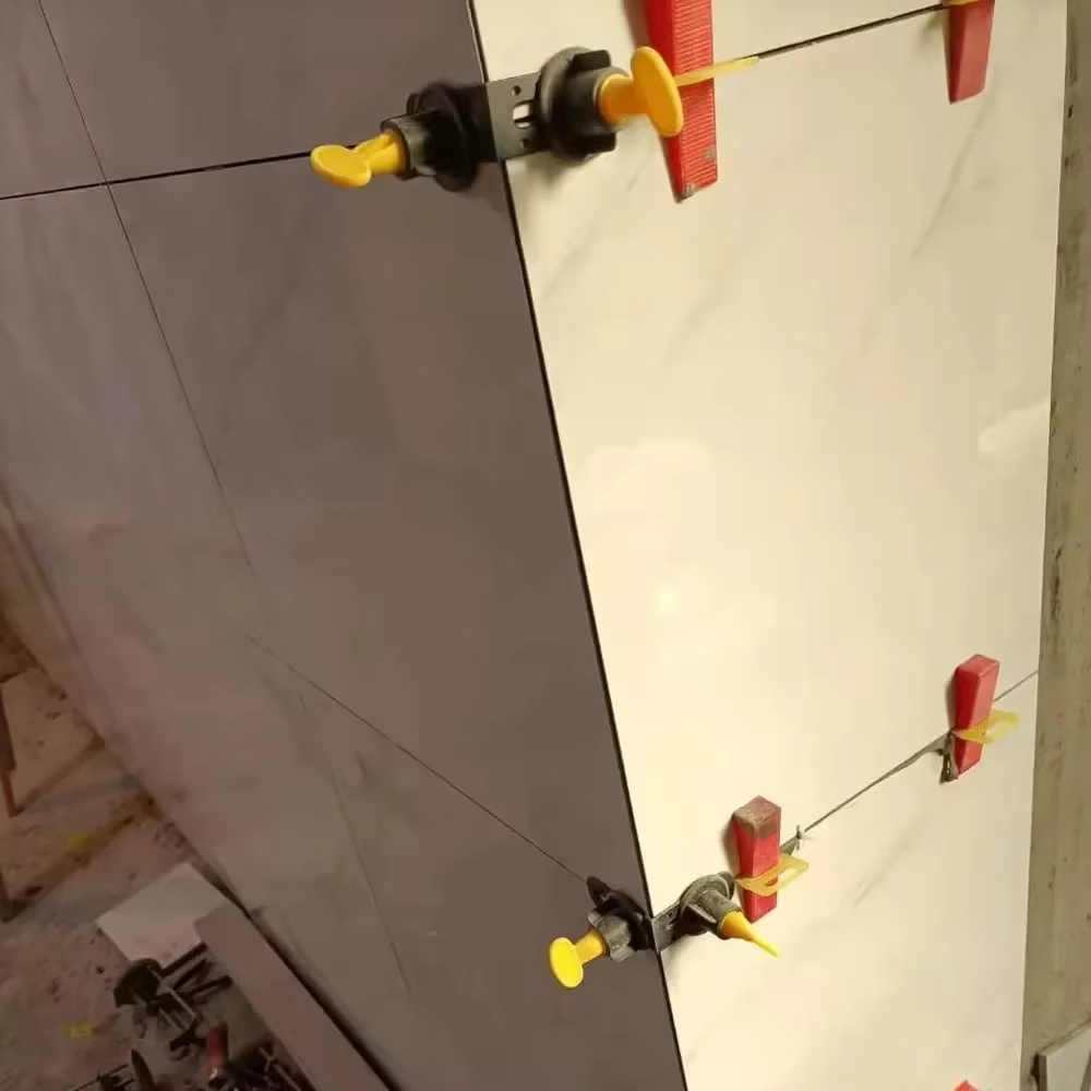 5/15/25 pièces système de nivellement de carrelage Clips Angle mâle pour sol mur niveleur