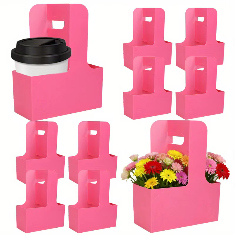 Coffrets cadeaux floraux avec poignées