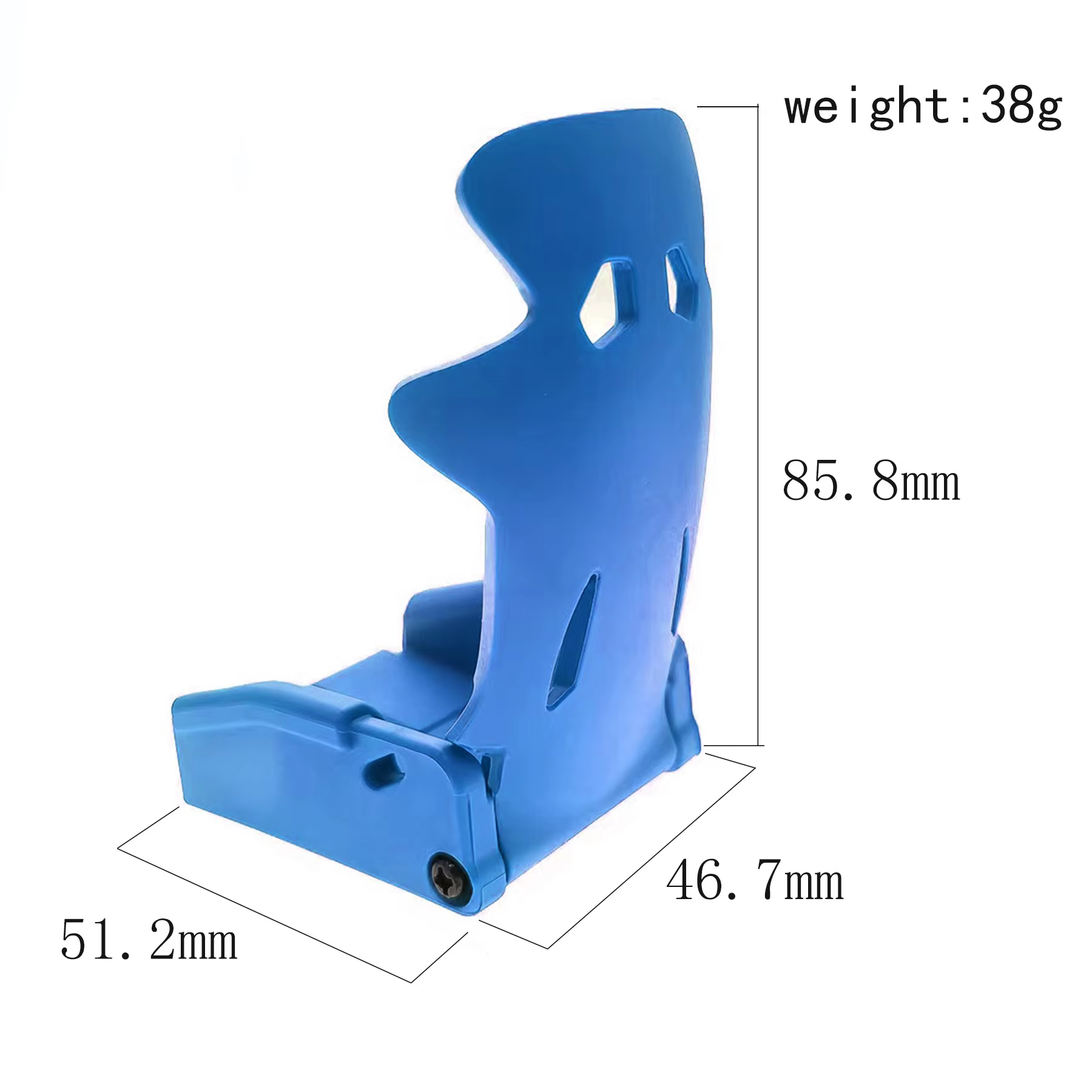 Sièges et ceintures de sécurité pour voiture RC Crawler 1/10