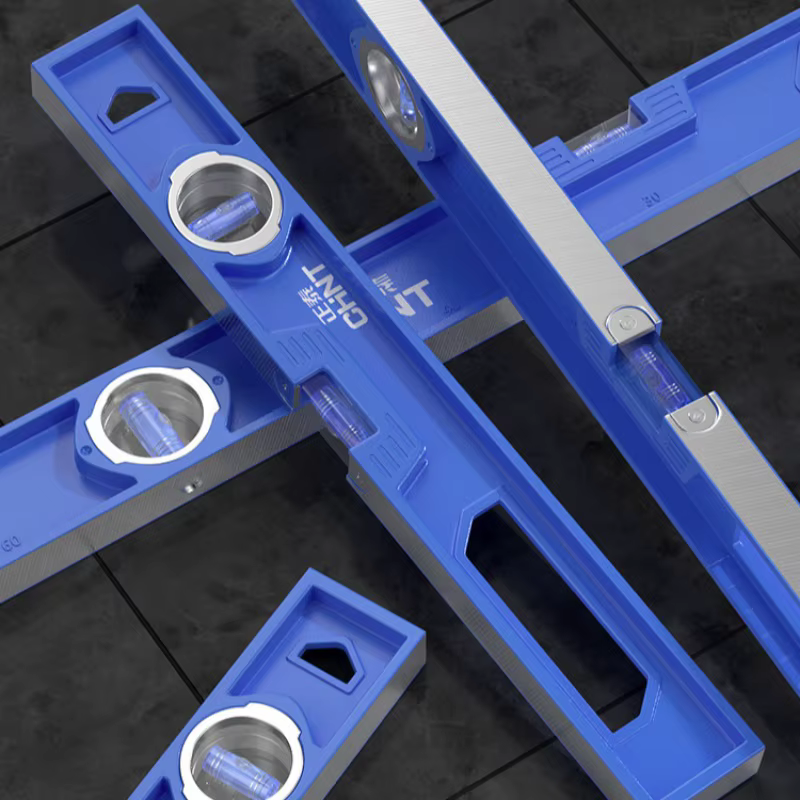 Niveau à bulle professionnel fort magnétique haute précision Anti-chute en alliage d'aluminium