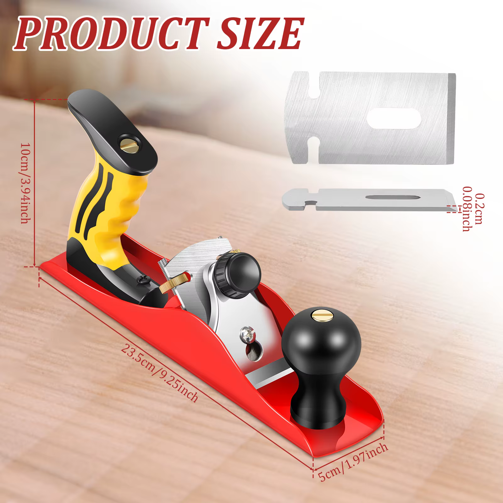 Ensemble de raboteuse à main en bois