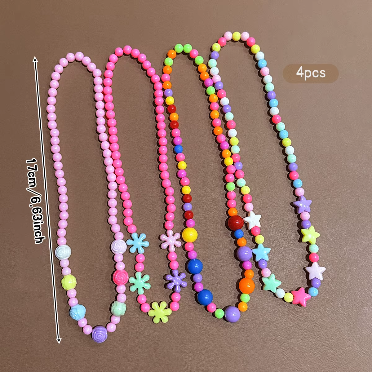 4 colliers simples, polyvalents