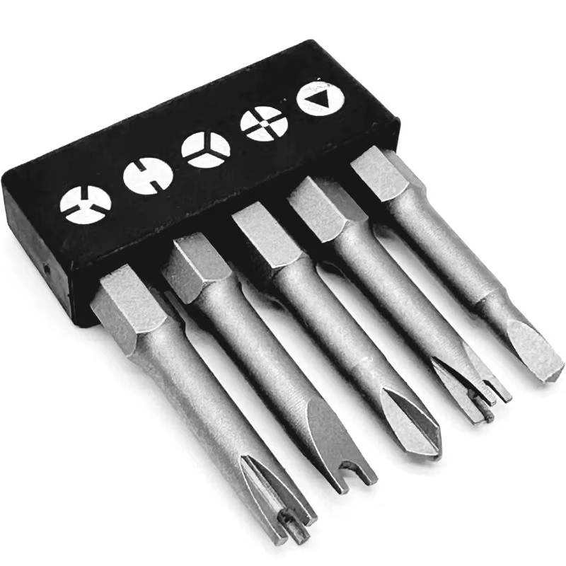 Jeu d'embouts d'insertion de tournevis de forme spéciale en 5 formes différentes