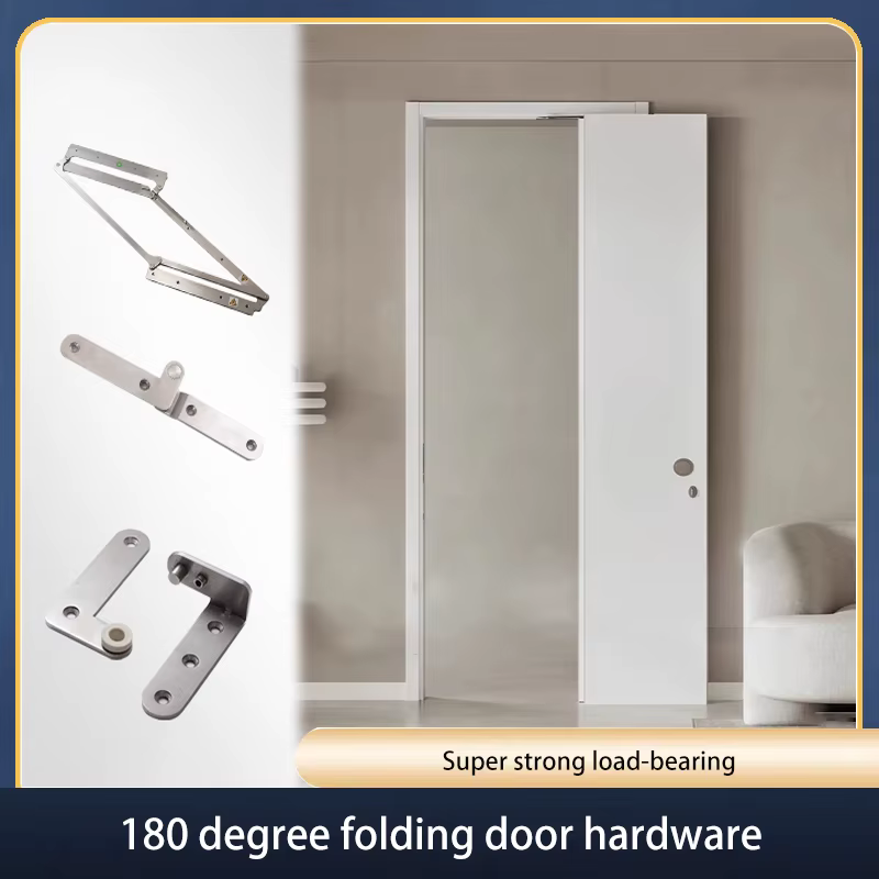 Charnière de porte pliante pour porte en bois