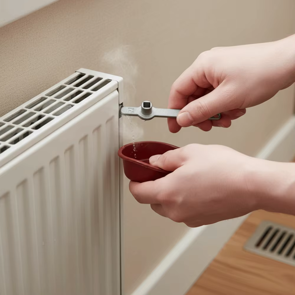 Clé de radiateur en acier inoxydable