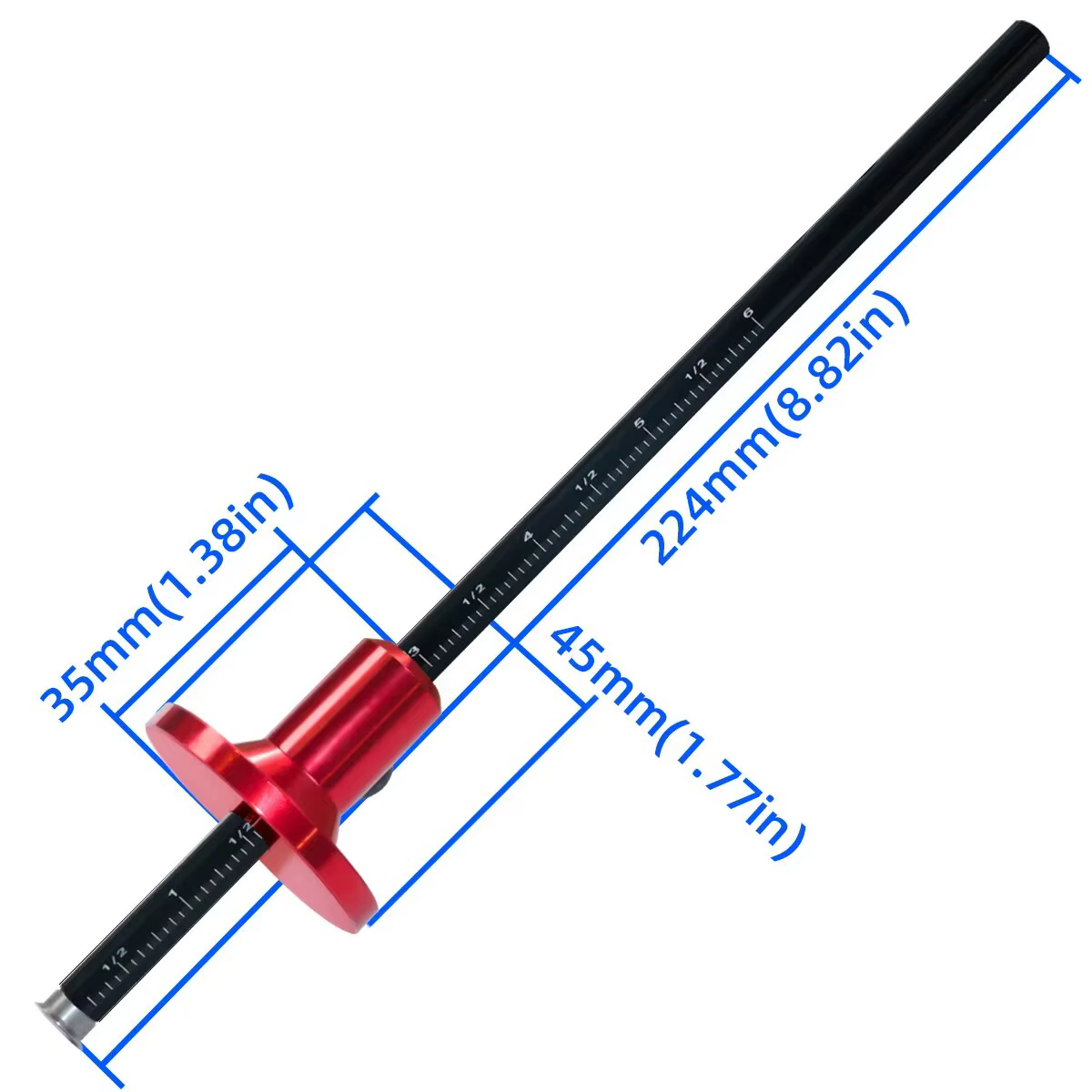 Jauge de marquage de roue-traceur pour le travail du bois-outils