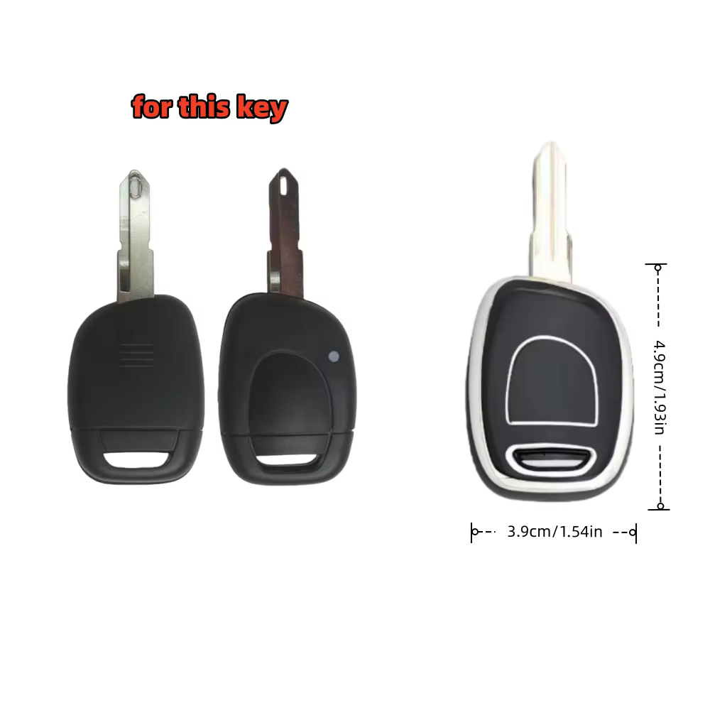 Porte-clés de voiture pour Renault Twingo Clio Kangoo Twingo
