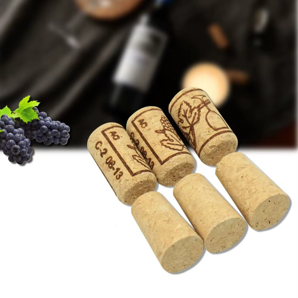 Bouchons de bouteille de vin en bois réutilisables