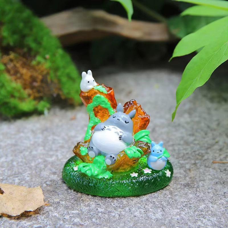Nouvelle boîte à l'aveugle de contes de fées Miyazaki grand format de bureau transparent lumineux
