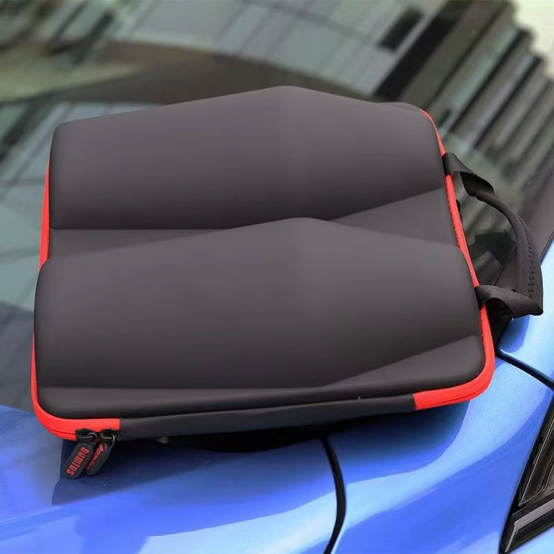 Sac de transport portable pour 2 verres à vin rouge, housse de protection extérieure étanche, boîte de rangement pour verres à pied haut de Bourgogne