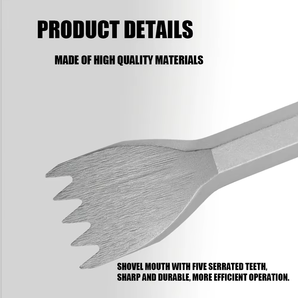 Ciseau multi-dents de haute qualité pour marteau électrique – Accessoire d'outil durable et efficace