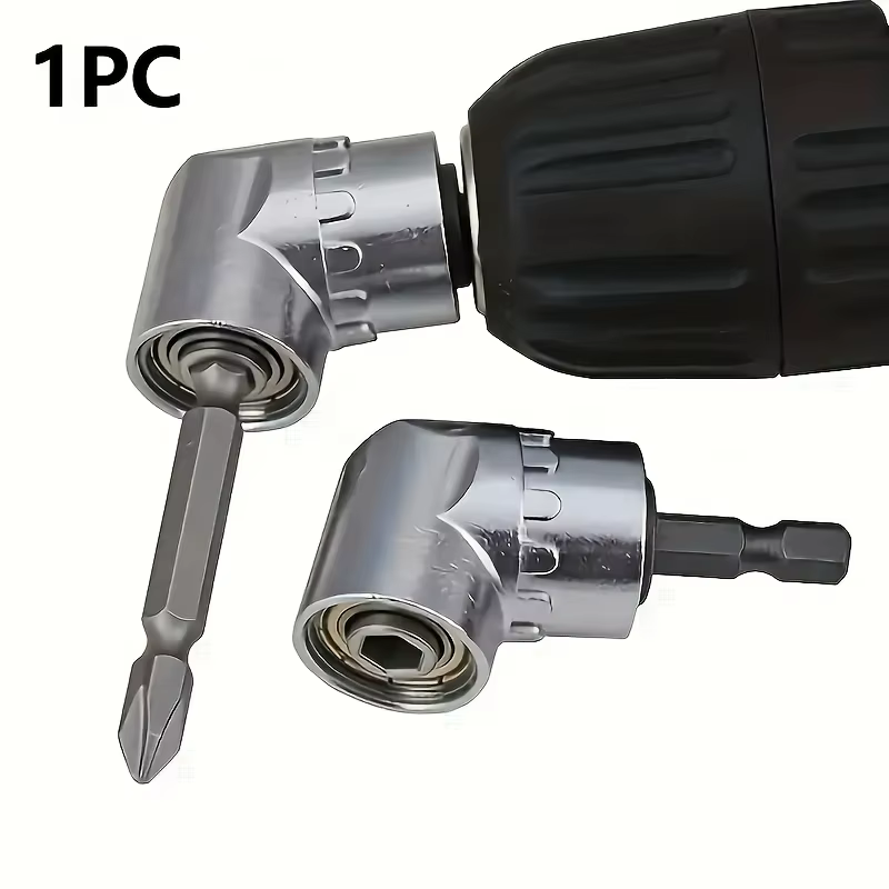 Acier au carbone robuste105 ° Tournevis/entraînement électrique coudé - Angle d'inclinaison réglable(90 ° -105 ° ) -
