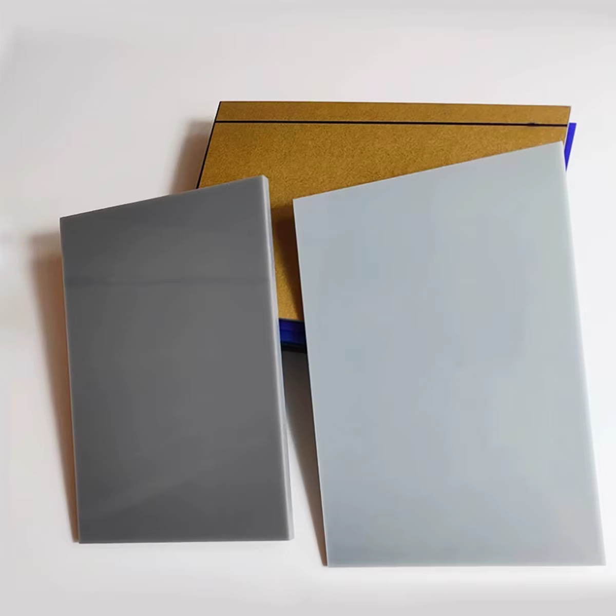 Feuille acrylique grise