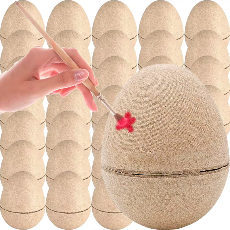 Oeufs de pâques en papier rechargeables