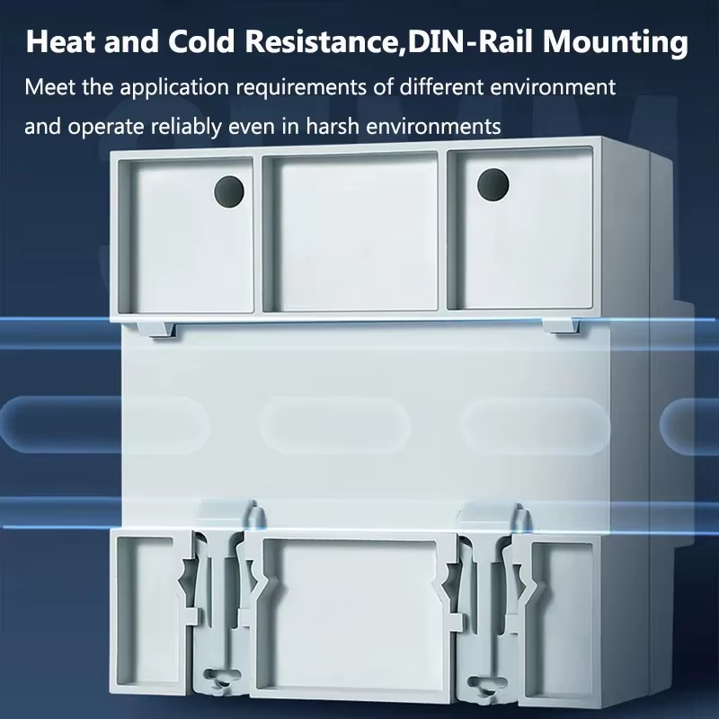 Sélecteur de Phase sur Rail Din triphasé 100A 63A