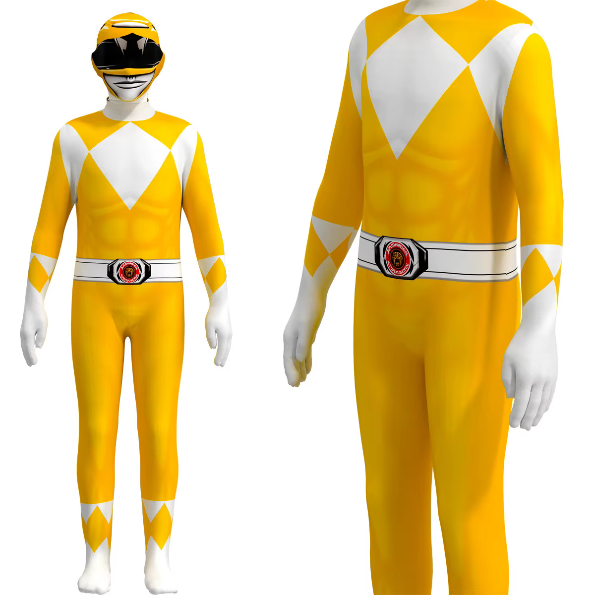 Costume de super-héros Power Samurai Sentai Shinkenger Rangers pour adultes et enfants