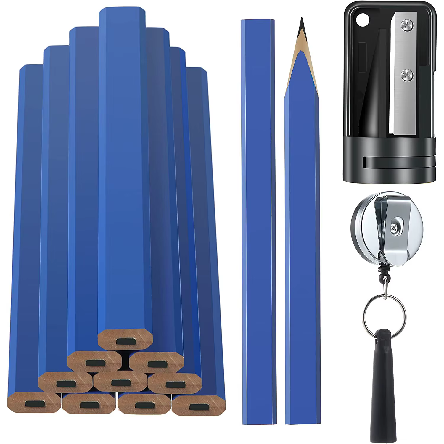 Ensemble de crayons de charpentier 14 pièces