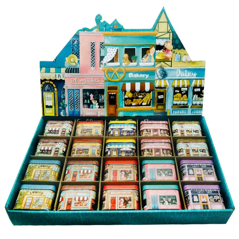 Boîte de rangement de sceau de petite maison pour enfants