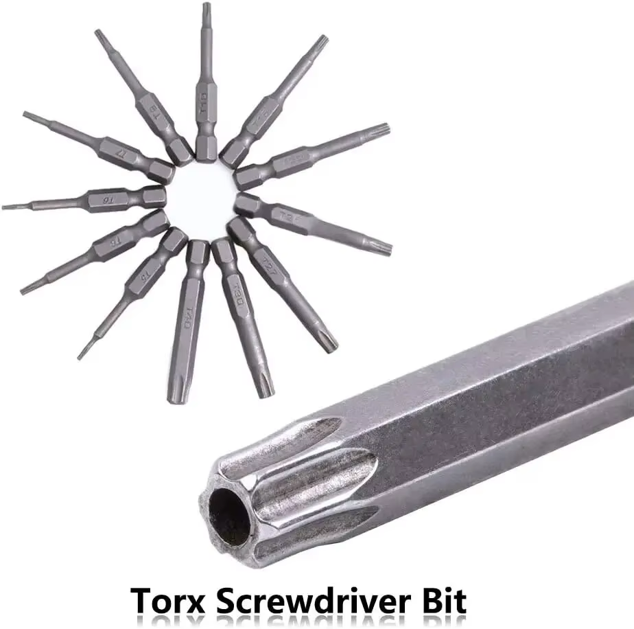 Jeu d'embouts de tournevis Torx 12 pièces