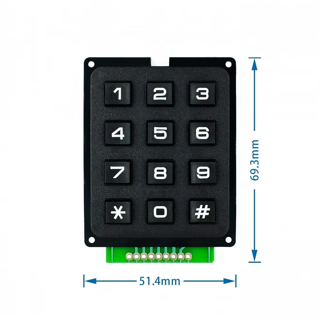 3*4 4*4 commutateur matriciel clavier Module de matrice touches en plastique ABS 4x4 3x4 12 16 bouton clé interrupteur à Membrane Kit de bricolage pour Arduino