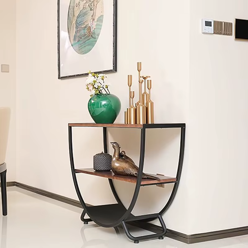 Avec rangement Chic Console Table Vintage esthétique luxe salon