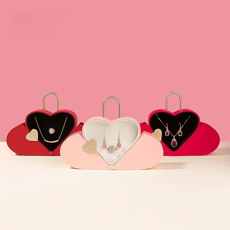 Coeur boîte à bijoux cadeau de saint valentin