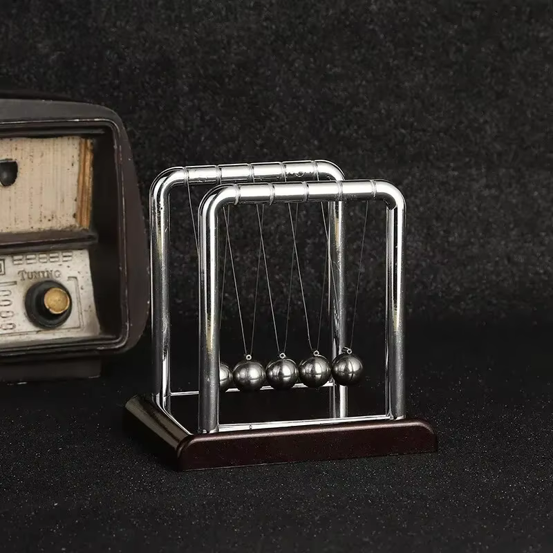 Newton pendule équilibre boules en acier bureau mouvement perpétuel physique Science jouet pour bureau maison éducation soulagement du Stress cadeau
