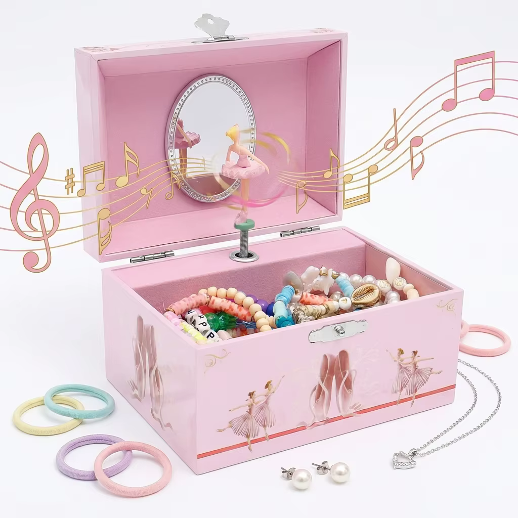 Boîte à bijoux musicale Ballerine