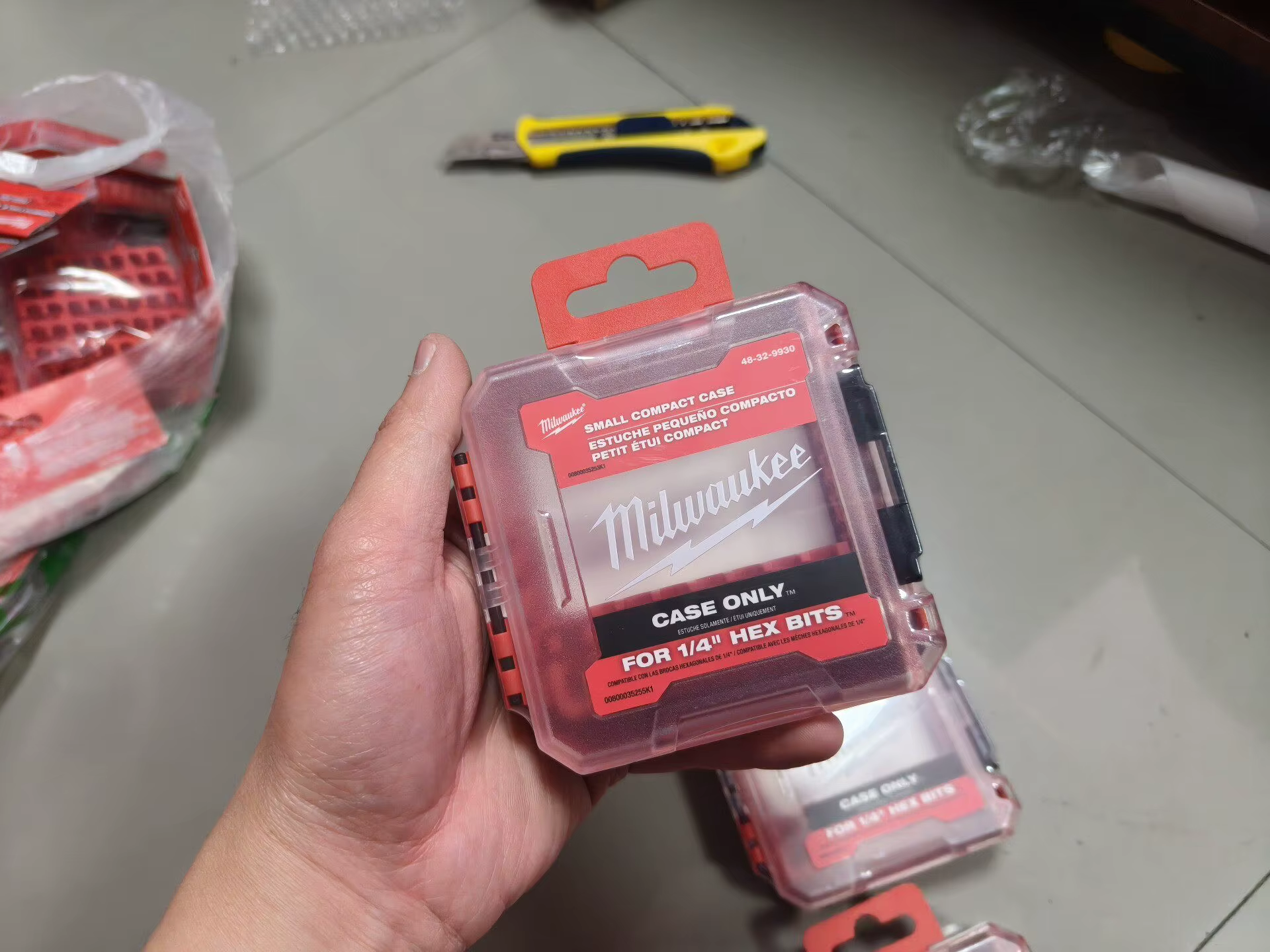 Boîte de rangement compacte Milwaukee 48-32-9930 PACKOUT pour embouts hexagonaux de 1/4 pouce