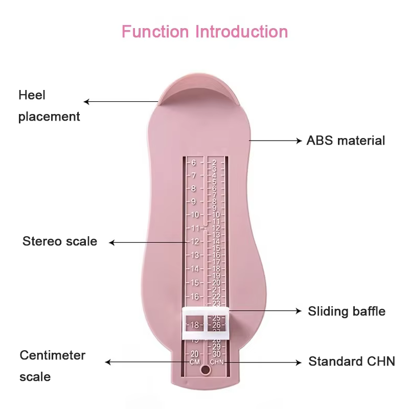 1 pièce - Mesureur de pied et calibreur de chaussures professionnel