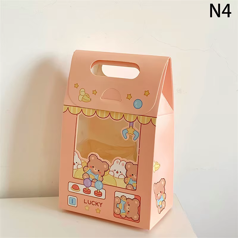 Boîtes à bonbons à fenêtre transparente de dessin animé