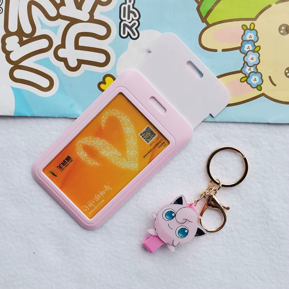 Porte-cartes Pokemon Kawaii Pikachu Psyduck Bulbasaur Charmander