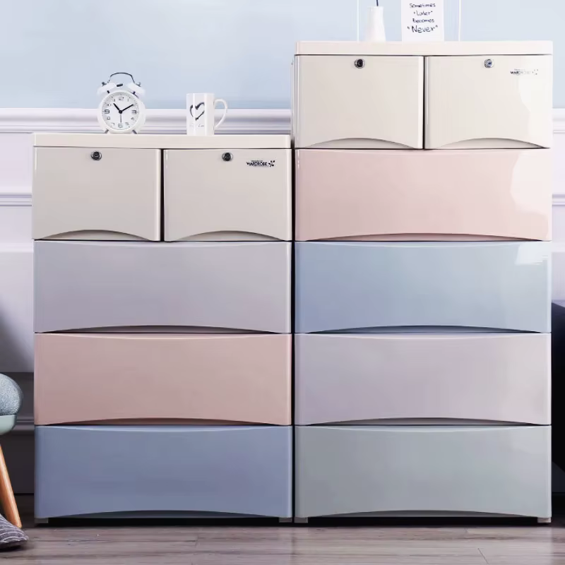 Armoire de rangement en plastique pour bébé
