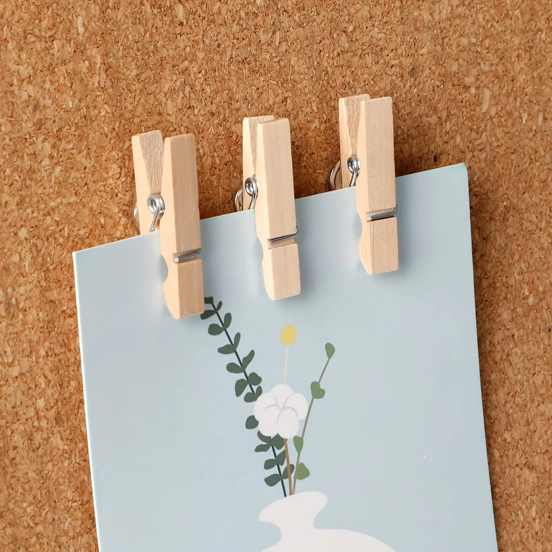 50 pièces/boîte punaise étagère en bois costume Transparent facile à ranger transporter multi-usages approprié artisanat décoration accessoires