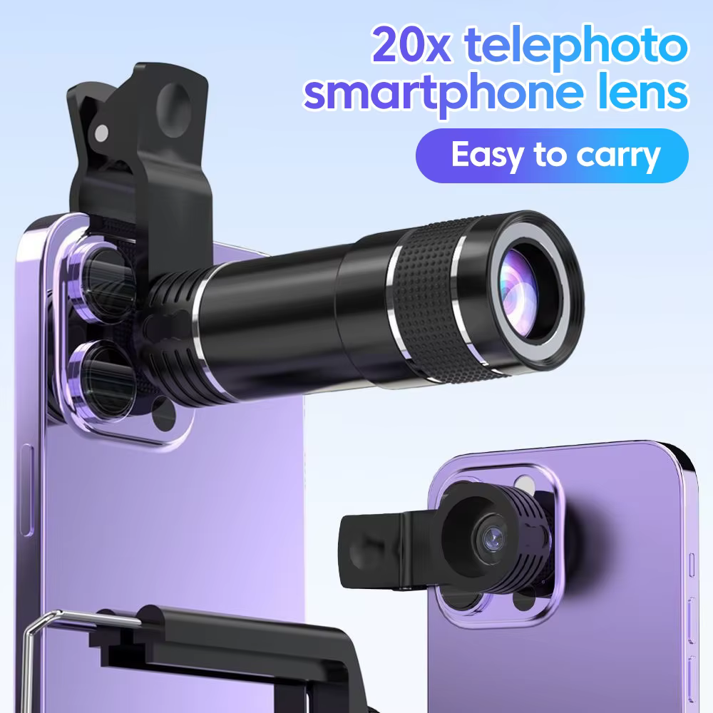 Objectif téléobjectif pour téléphone portable