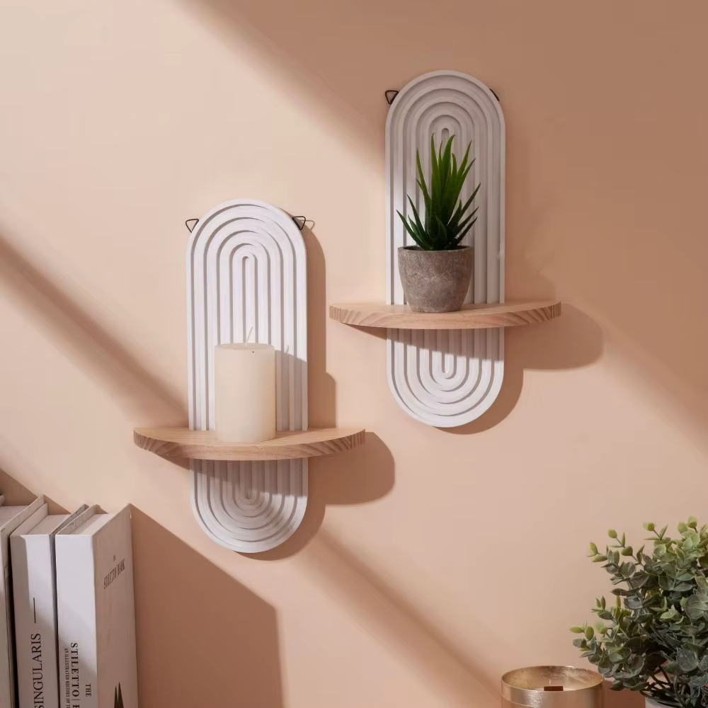 Étagères murales en bois de haute qualité Décoration d'intérieur moderne
