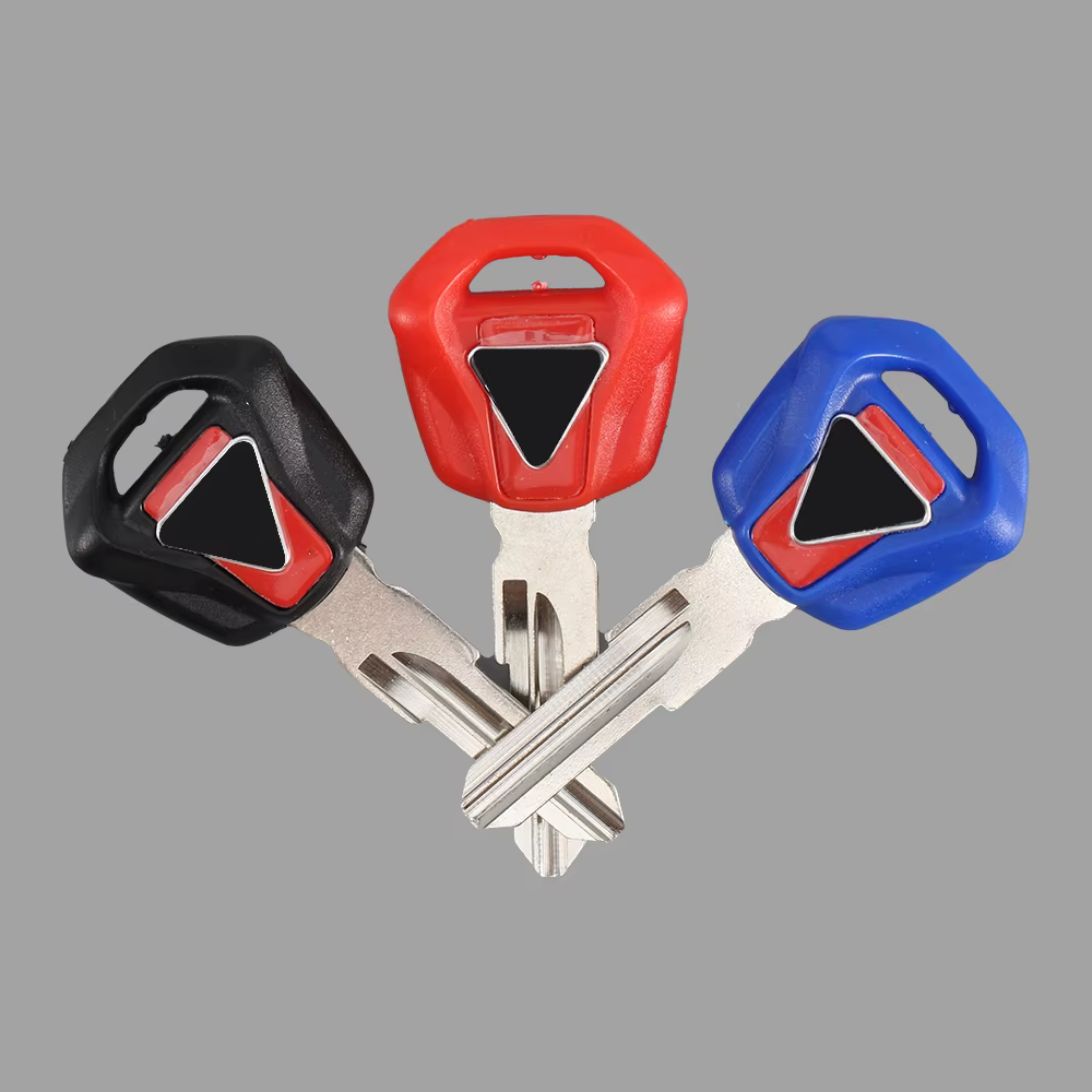 Clés de moto vierges non coupées de 39 mm