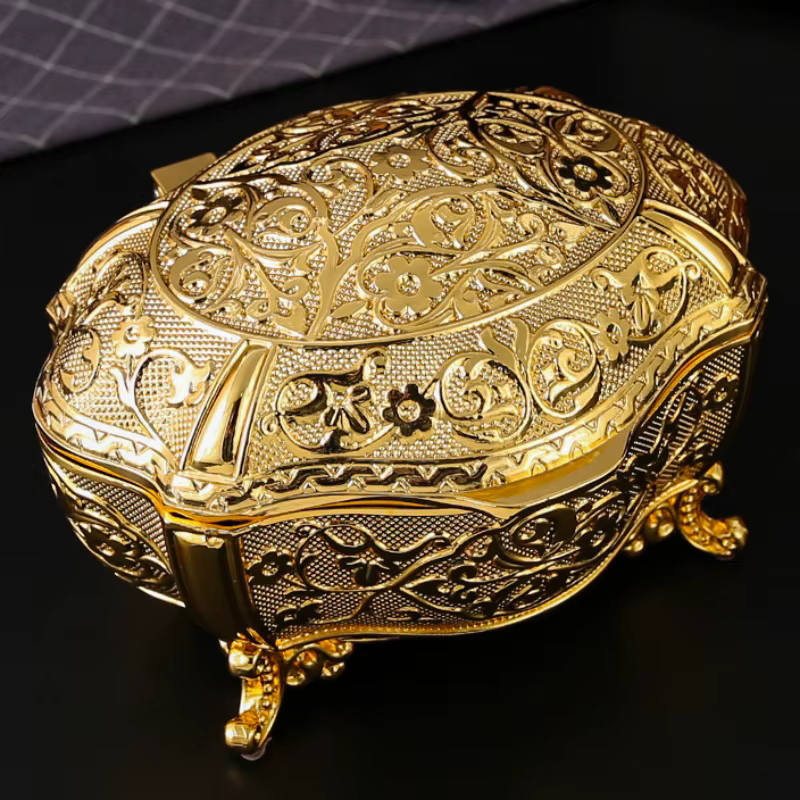 Boîte de rangement de colliers ellipsoïdes