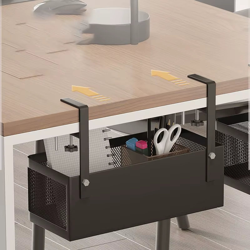 MELEvaluNo Posations Under Desk Storage, MELEvaluMetal Under Desk, Convient pour la maison et le bureau