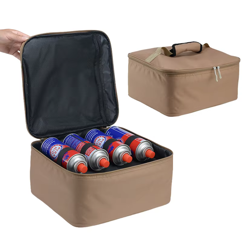 Sac de rangement de réservoir de gaz de Camping en plein air de grande capacité avec sac à outils de caractéristique de