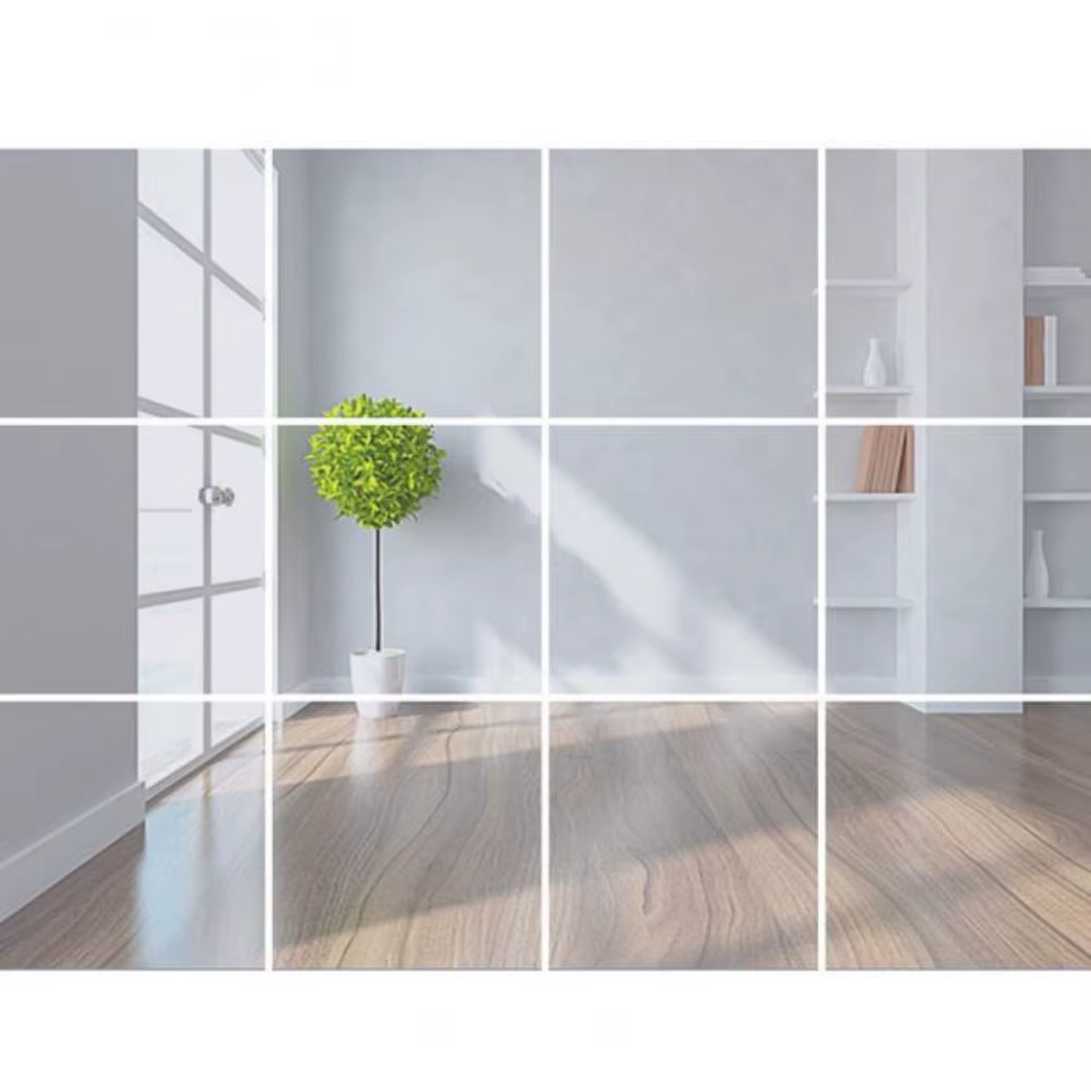 Feuilles de miroir flexibles incassables
