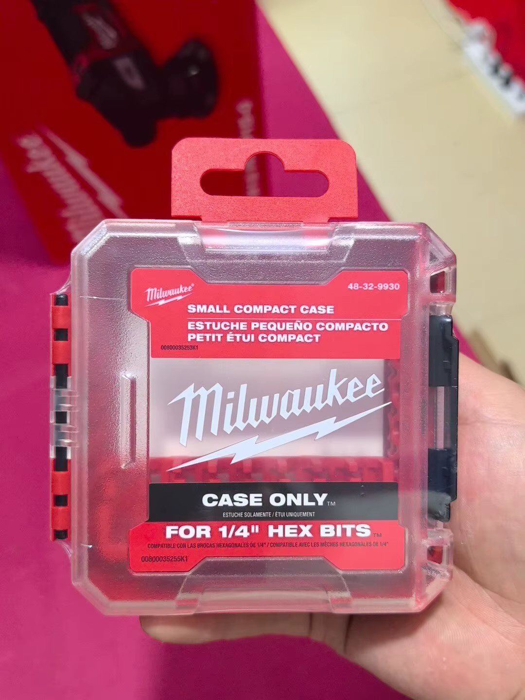 Boîte de rangement compacte Milwaukee 48-32-9930 PACKOUT pour embouts hexagonaux de 1/4 pouce