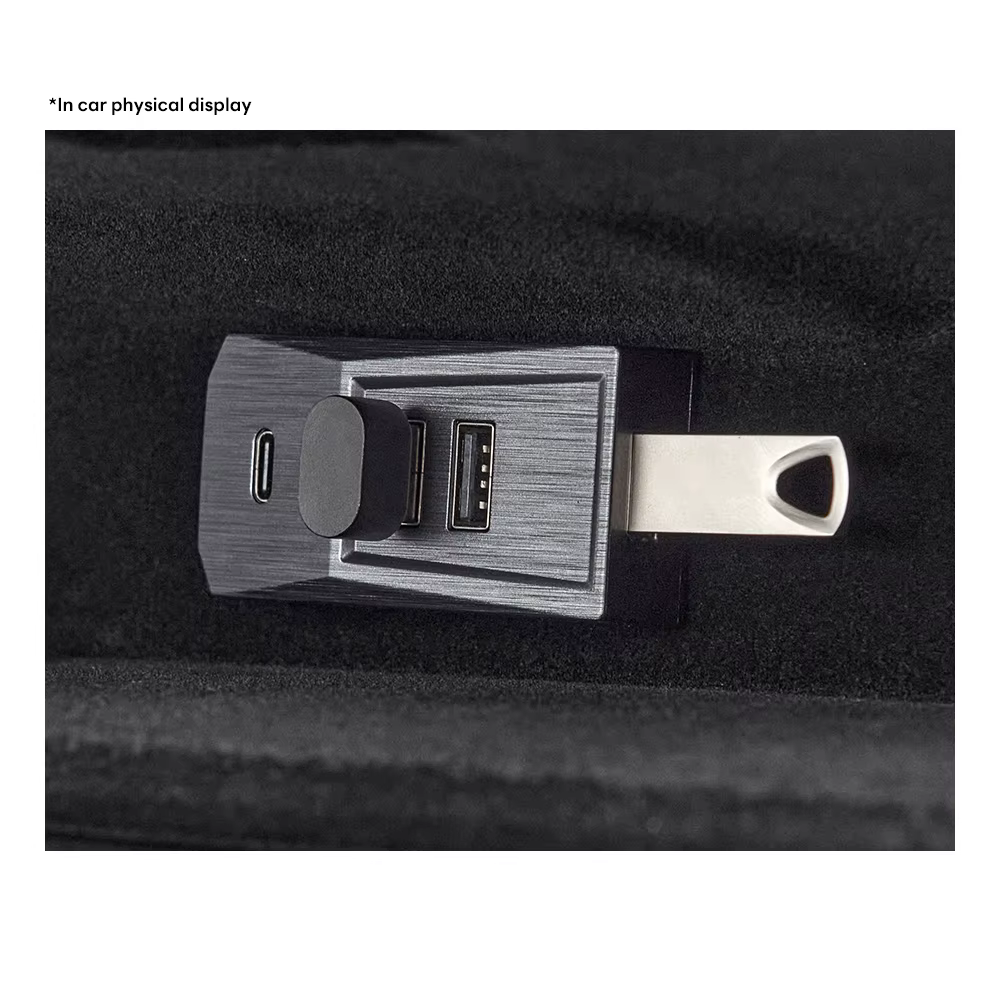 Hub USB TESY pour boîte à gants Tesla Model YL Y Juniper Launch